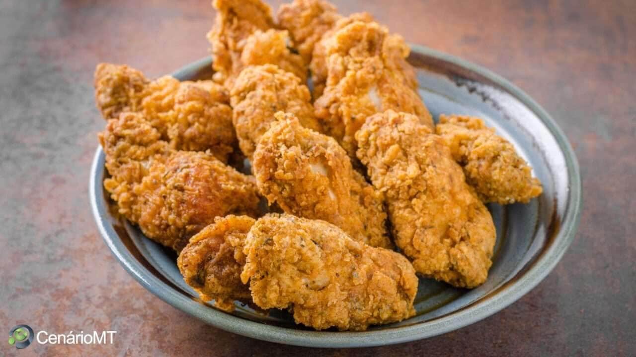 Receita de frango frito crocante