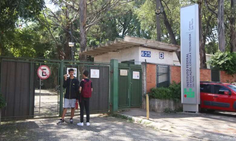 São Paulo (SP), 16/04/2024 - Fachada do Instituto Federal de Educação, Ciência e Tecnologia de São Paulo, no Canindé, durante greve nacional por reajuste salarial. Foto: Rovena Rosa/Agência Brasil