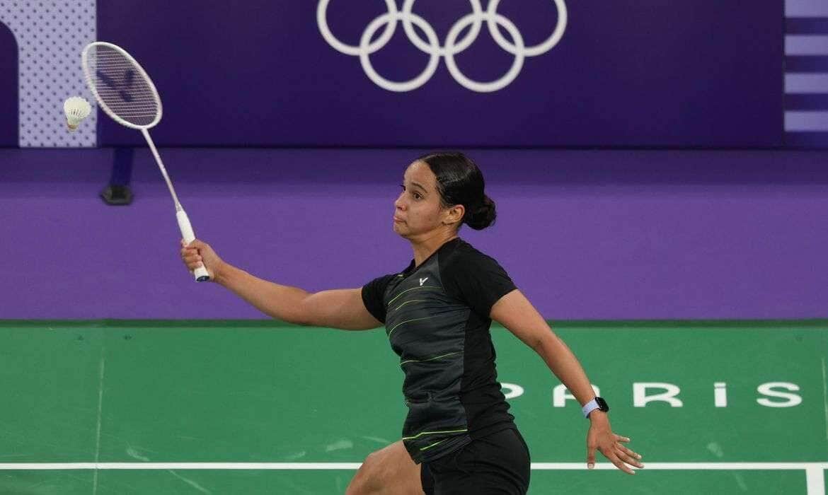 juliana viana, badminton, paris 2024 Por: Luiza Moraes/COB/Direitos Reservados