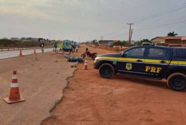 Motociclista morre em colisão com carreta na BR-364 em Mato Grosso