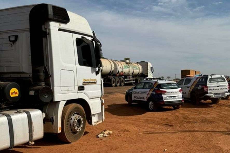 Caminhoneiro é feito refém em tentativa de roubo de carreta em rodovia de Mato Grosso