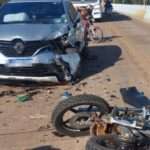 Motociclista morre em colisão frontal na ponte do Rio Araguaia