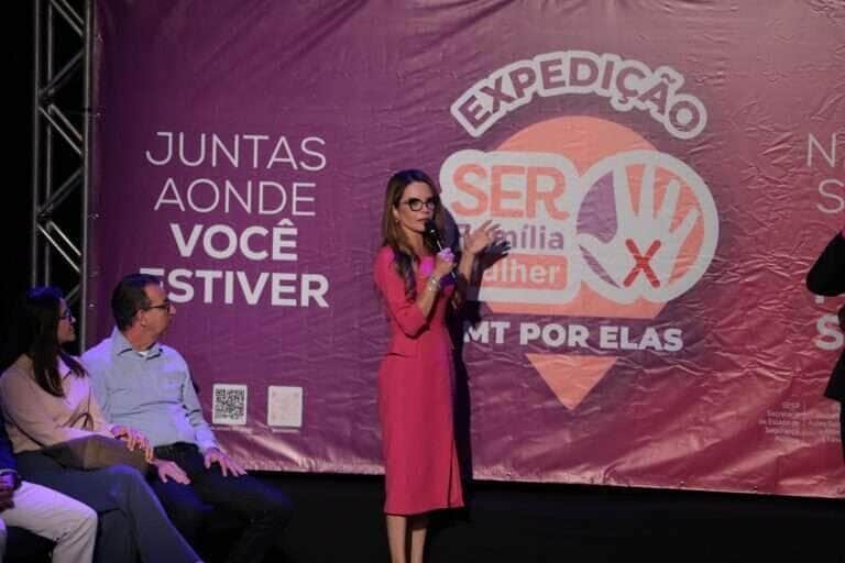 Primeira-dama de MT reforça urgência de revisão no Código Penal durante a 4ª edição da Expedição SER Família Mulher em Primavera do Leste 