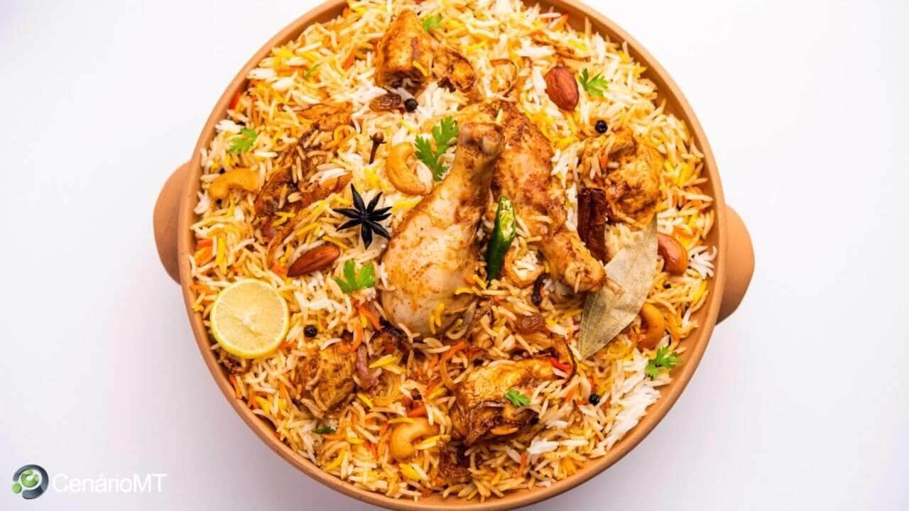 Receita de arroz de frango