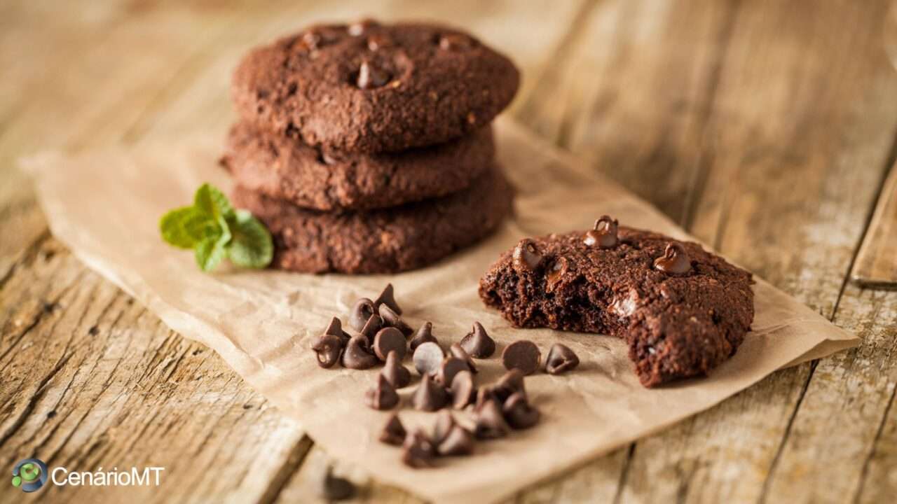 Receita de cookies de chocolate