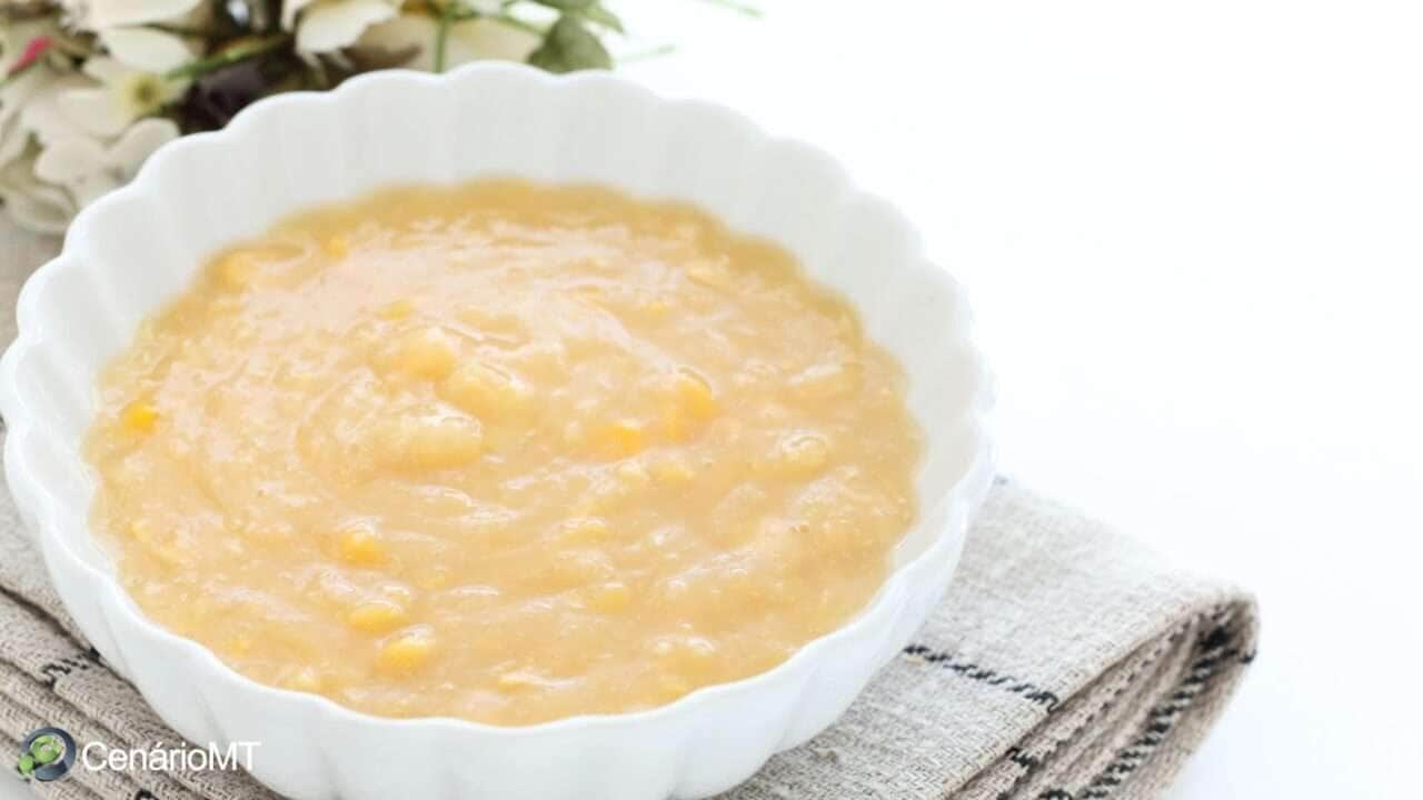 Receita de creme de milho