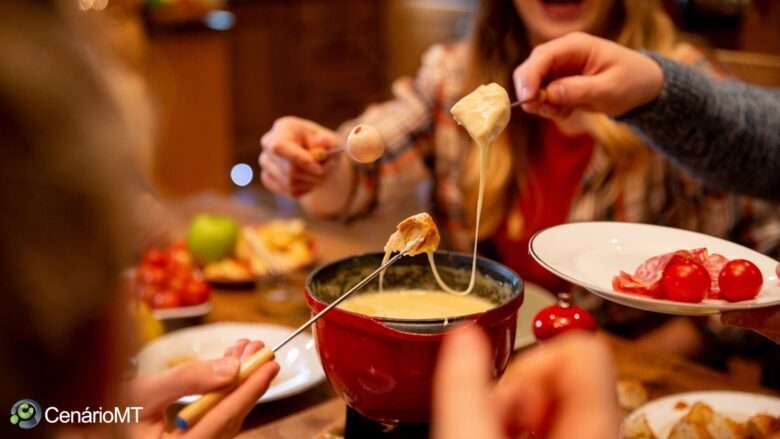 Receita de fondue de queijo