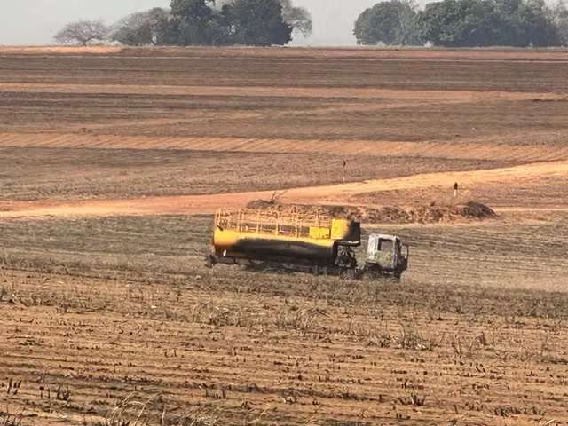 Funcionário morre ao combater incêndio em canavial na zona rural de Itiquira