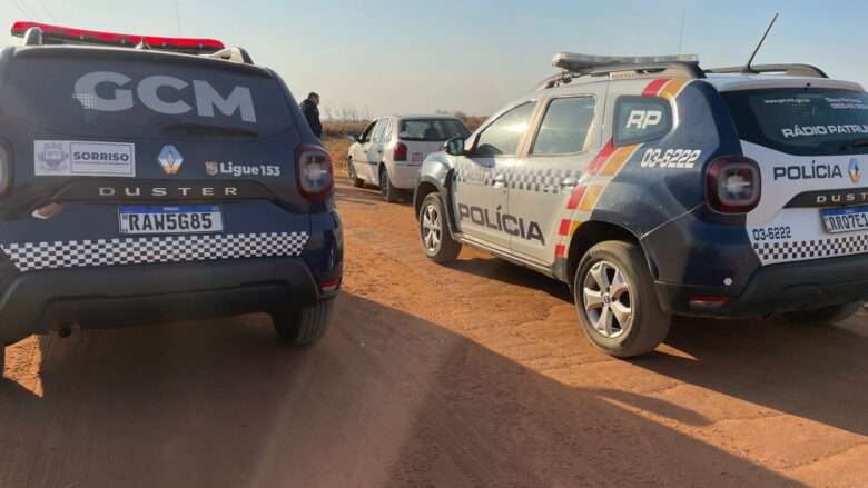 Homem é encontrado morto a tiros dentro de veículo em estrada vicinal em Sorriso