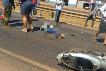 Acidente envolvendo motocicleta deixa mulher morta na BR-364, em Rondonópolis