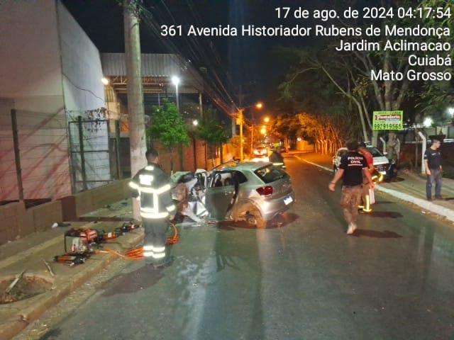 Jovem morre em acidente grave na lateral do Pantanal Shopping em Cuiabá