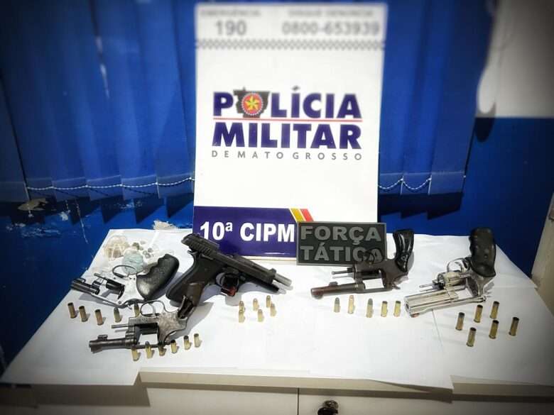 PM de Mato Grosso realiza operação que resulta em mortes e apreensão de armas e drogas em Aripuanã