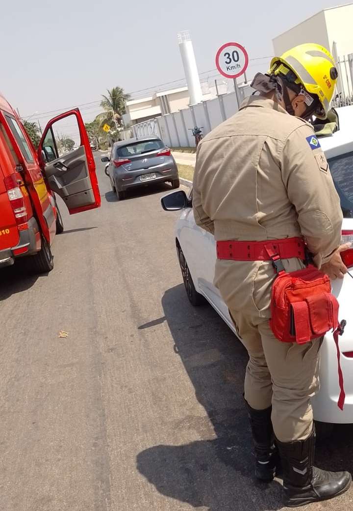 Corpo de Bombeiros Resgata Bebê Preso Dentro de Carro em Nova Mutum