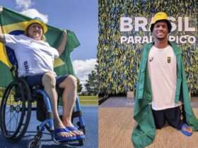 Rio de Janeiro (RJ), 27. 08. 2024 - Campeões paralímpicos Beth Gomes e Gabriel Araújo serão os porta-bandeiras do Brasil na cerimônia de abertura dos Jogos Paralímpicos de Paris 2024. Foto: Comitê Paralímpico Brasileiro/Divulgação