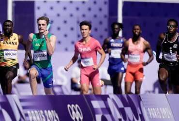 Brasil não vai à final do revezamento 4x100m do atletismo em Paris - em 08/07/2024 Por: Alexandre Loureiro/COB/Direitos Reservados