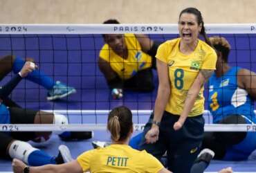 Seleção brasileira feminina de vôlei vence Ruanda na estreia da Paralimpíada de Paris - em 29/08/2024 Por: Douglas Magno/CPB/Direitos Reservados