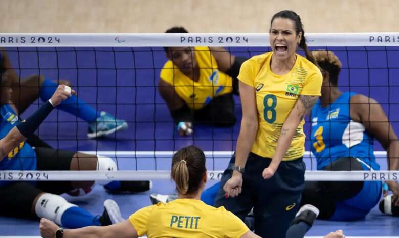 Seleção brasileira feminina de vôlei vence Ruanda na estreia da Paralimpíada de Paris - em 29/08/2024 Por: Douglas Magno/CPB/Direitos Reservados