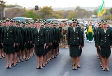 Inédito no Brasil, alistamento militar feminino terá início em 2025 - Marcello Casal Jr/Agência Brasil