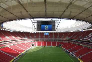 Estádio Nacional de Brasília, Mané Garrincha - estádio Por: Rafael Ribeiro/CBF/Direitos Reservados