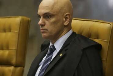 O plenário do Supremo Tribunal Federal (STF) retoma o julgamento de ação direta de inconstitucionalidade (ADI) sobre proibição de programas com sátiras a candidatos. Na foto, o ministro Alexandre de Moraes. Por: Antonio Cruz/Agência Brasil