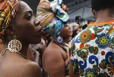 Rio de Janeiro (RJ) 20/11/2023 – Concurso de beleza na celebração do Dia da Consciência Negra, no Monumento a Zumbi dos Palmares. Foto: Fernando Frazão/Agência Brasil