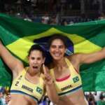 Duda e Ana Patrícia - ouro no vôlei de praia feminino em Paris - em 09/08/2024 Por: Luiza Moraes/COB/Direitos Reservados