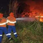 Alvorada do Oeste (RO), 22. 08. 2024 - Força-Tarefa do Corpo de Bombeiros combate incêndios florestais em Alvorada do Oeste em Rondônia. Foto: CBMRO/Divulgação