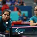 Cátia Oliveira e Joyce Oliveira avançam à semifinal e já garantem medalha nas duplas do tênis de mesa na Paralimpíada de Paris, em 29/08/2024 Por: Silvio Avila/CPB/Direitos Reservados