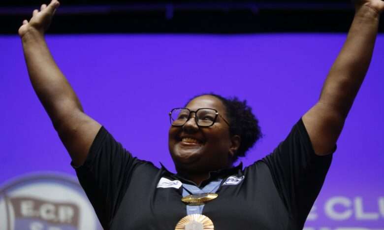 São Paulo SP 07/08/2024 Entrevista coletiva judocas medalhistas olimpicos Paris2024. Medalhista de Ouro, Beatriz Souza.  Foto: Paulo Pinto/Agência Brasil