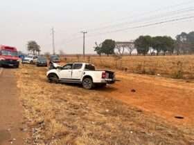 Bombeiros atendem acidente na BR-364 em Mato Grosso e registram duas mortes