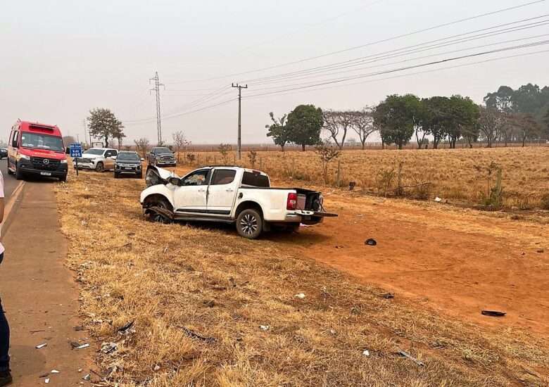 Bombeiros atendem acidente na BR-364 em Mato Grosso e registram duas mortes