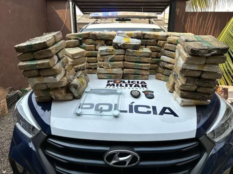 Carga de 100 kg de supermaconha é apreendida no Norte de Mato Grosso