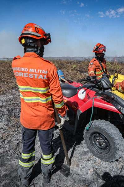 Corpo de Bombeiros de Mato Grosso combate mais de 40 incendios florestais nesta sexta feira 06