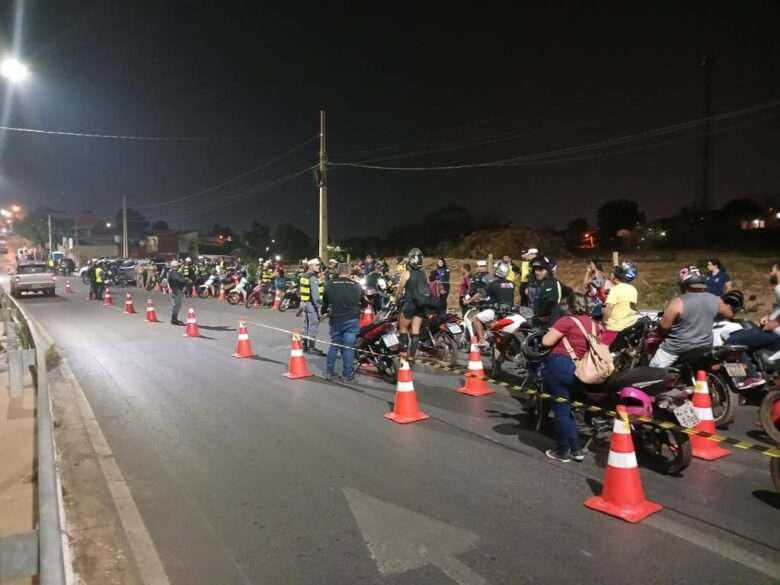 Cuiabá intensifica fiscalização de motociclistas e prende dois por embriaguez