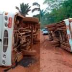 Motorista foge após causar acidente com ônibus e deixar 26 passageiros em Mato Grosso