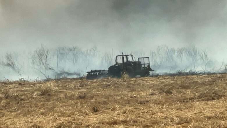 Incêndio florestal mobiliza Corpo de Bombeiros em Lucas do Rio Verde