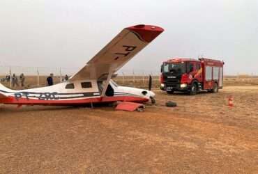 Corpo de Bombeiros de Mato Grosso atende acidente aéreo em Primavera do Leste