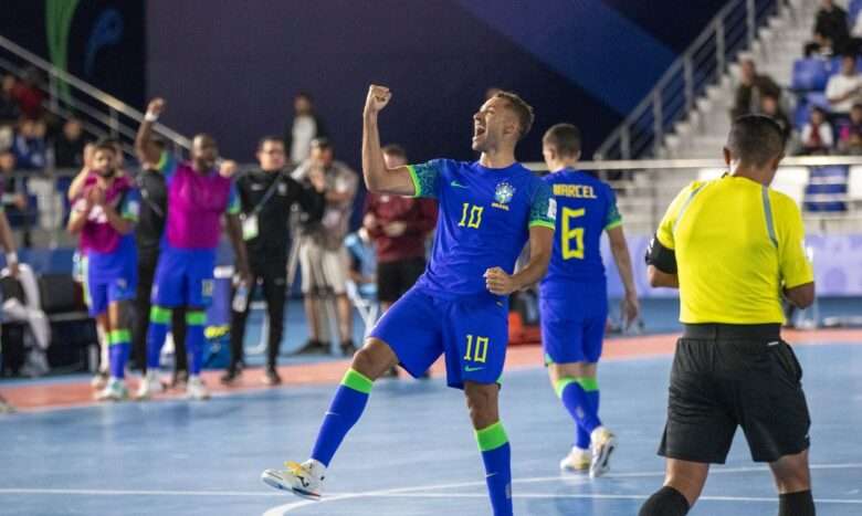 brasil, croácia, copa do mundo, futsal Por: Leto Ribas/CBF/Direitos Reservados