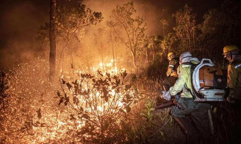 Trabalhador morre carbonizado enquanto combatia incêndio em Chapada dos Guimarães