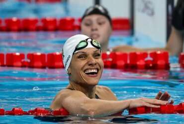 Carol Santiago - ouro nos 50 metros livre S13 - segundo ouro em Paris - pernambucana se torna atleta mulher com mais ouros (cinco) em Paralimpíadas - em 02/09/2024 Por: Ale Cabral / CPB/ Direitos Reservados