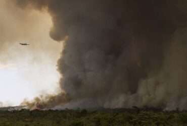 Brasília (DF), 16/09/2024 - Grandes focos de incêndio atingem áreas do Parque Nacional de Brasília. Foto: Marcelo Camargo/Agência Brasil