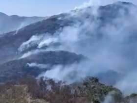 Rio de Janeiro (RJ), 15. 09. 2024 - Incêndio na Serra dos Orgãos. Foto: Parnaso/Divulgação