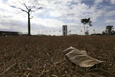 A Defesa Civil declarou estado de alerta no Distrito Federal por causa da baixa umidade do ar que ficou entre 12 e 20% esta semana. Por: Marcelo Camargo/Agência Brasil