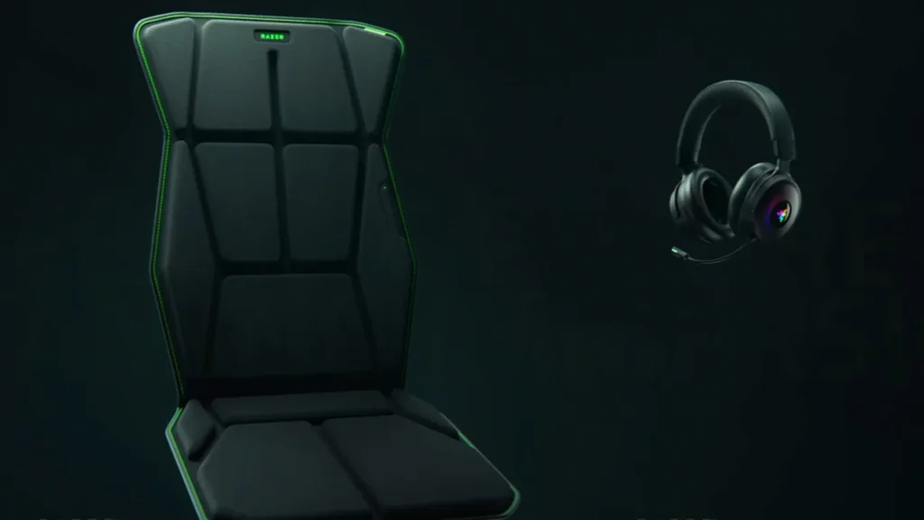 Razer lança almofada e fones de ouvido hápticos