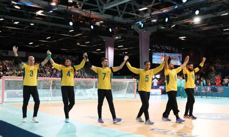 brasil, goalball, jogos de paris Por: Alexandre Schneider/CPB/Direitos Reservados