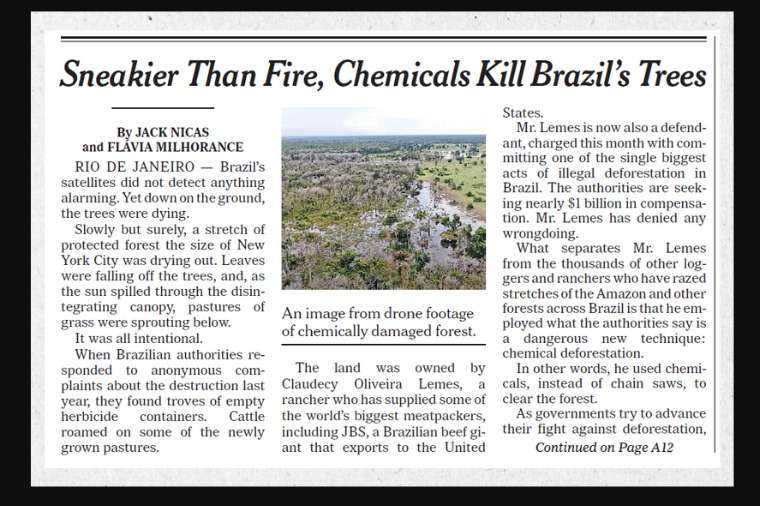 O MPMT busca indenização no valor de US$ 1 bilhão em compensação pelo dano ambiental.