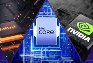 AMD, Intel e Nvidia em sucessão