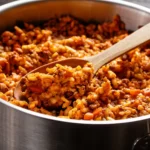 Arroz com Carne Moída