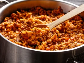 Arroz com Carne Moída