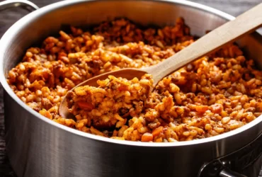 Arroz com Carne Moída